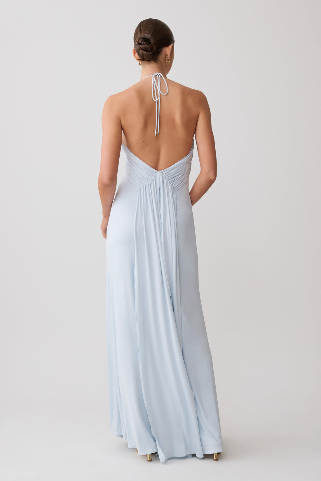 Maely Gathered Maxi Dress