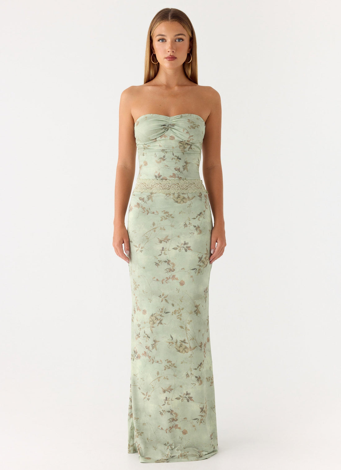 Come Through Maxi Dress Wispy Fern