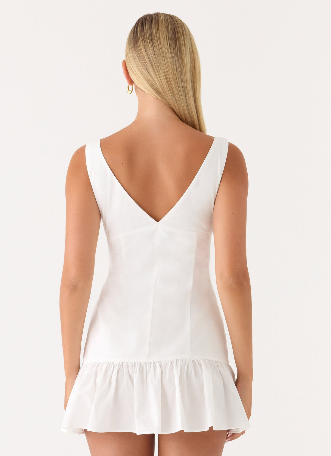 Gretel Mini Dress White