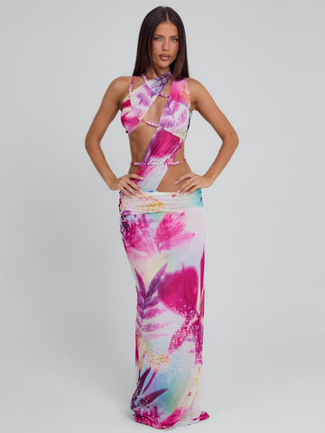 Jeanne Cutout Maxi Dress