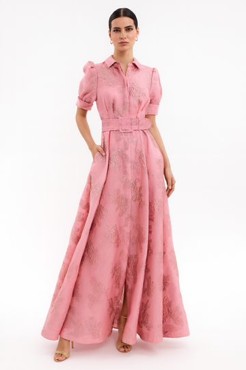 Madeline Short Puff Sleeves Dress