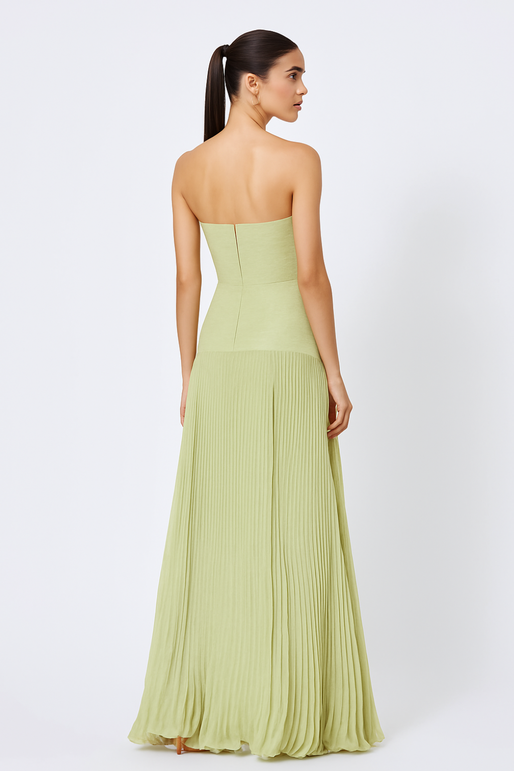Maya Sleeveless Drop-Waist Maxi Dress