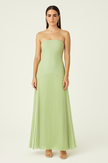 Maya Sleeveless Drop-Waist Maxi Dress