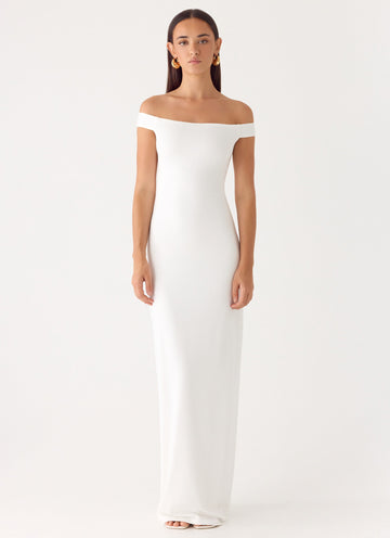 New Intentions Maxi Dress White