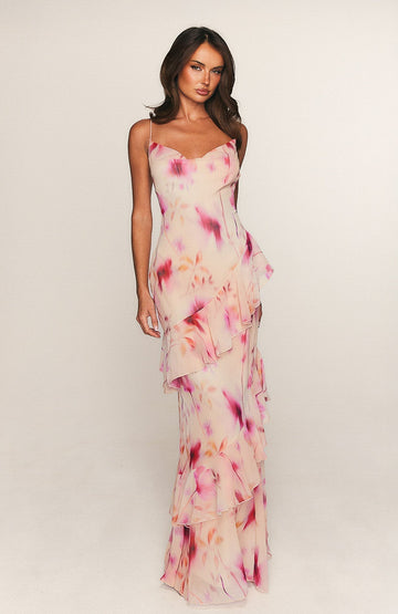 Champagne Garden Maxi Dress